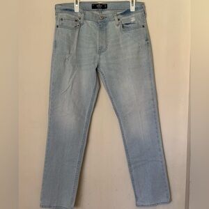 Hollister Light Blue Straight Men Jeans